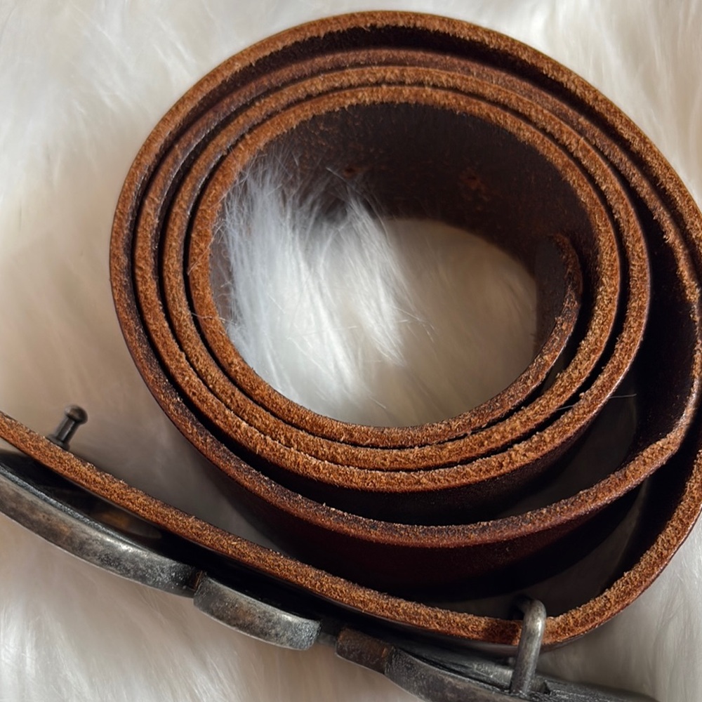 D&G Brown Leather Belt - Picture 6 of 7